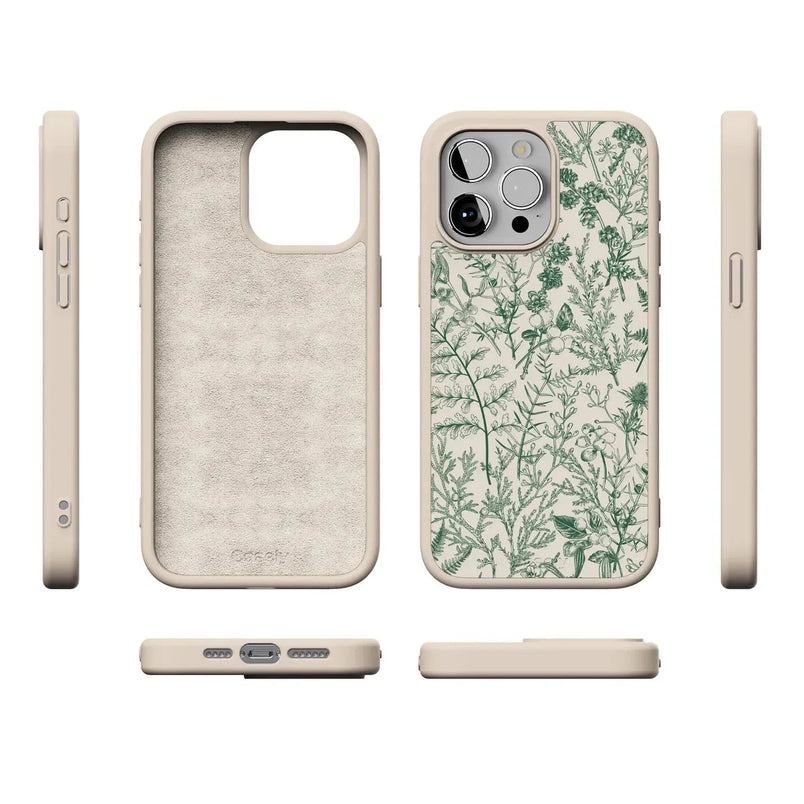 Sage Garden | Green Floral Case iPhone Case get.casely 