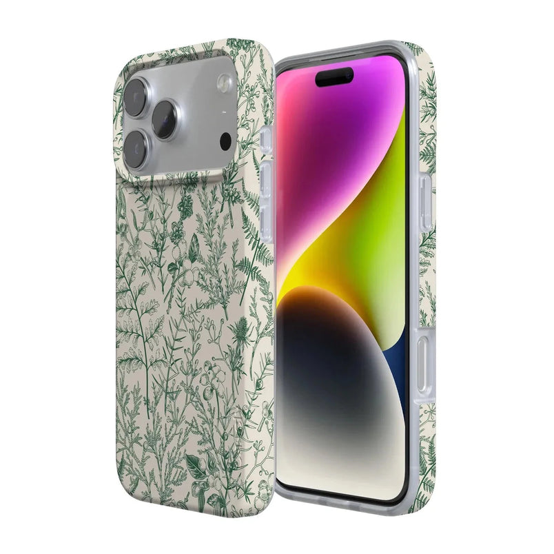 Sage Garden | Green Floral Case iPhone Case get.casely 