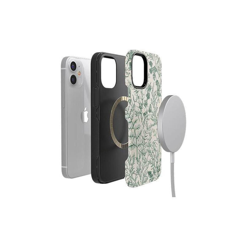 Sage Garden | Green Floral Case iPhone Case get.casely 