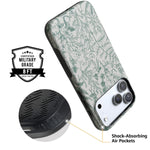 Sage Garden | Green Floral Case iPhone Case get.casely 