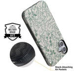 Sage Garden | Green Floral Case iPhone Case get.casely 