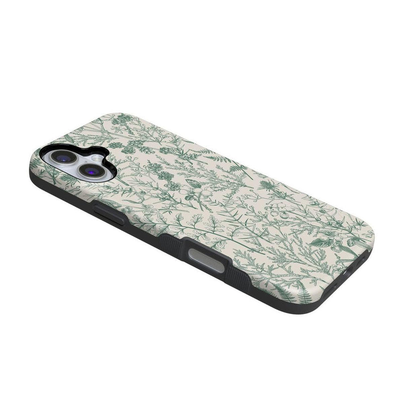 Sage Garden | Green Floral Case iPhone Case get.casely 