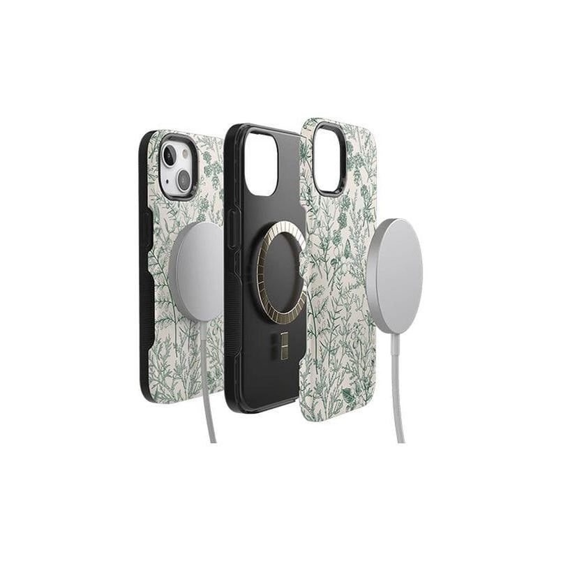 Sage Garden | Green Floral Case iPhone Case get.casely 