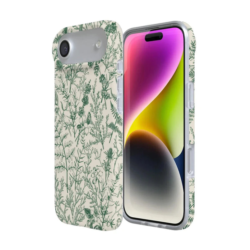 Sage Garden | Green Floral Case iPhone Case get.casely 