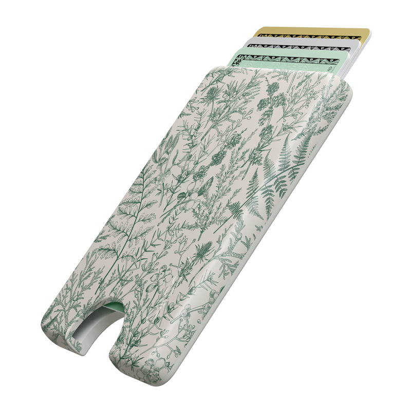sage-garden-green-floral-magwallet view