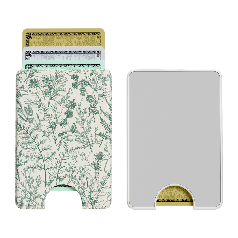 sage-garden-green-floral-magwallet view