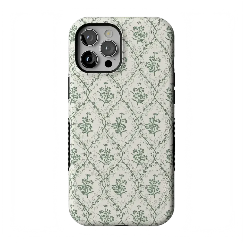 Sage Tapestry | Floral Vines Case iPhone Case get.casely Bold Flex + MagSafe® iPhone 12 Pro Max 