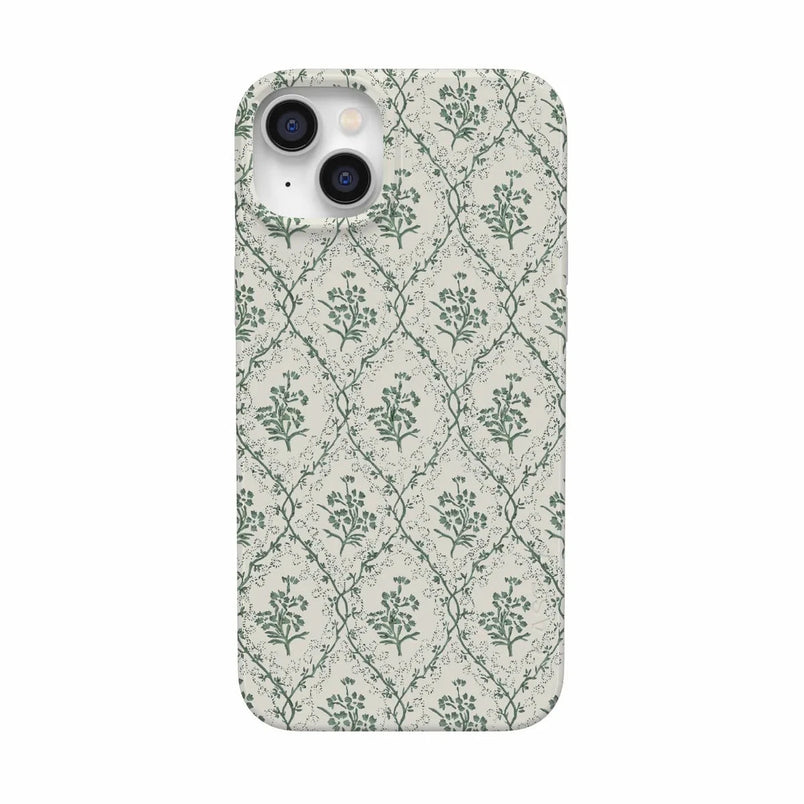 Sage Tapestry | Floral Vines Case iPhone Case get.casely Classic + MagSafe® iPhone 14 Plus 