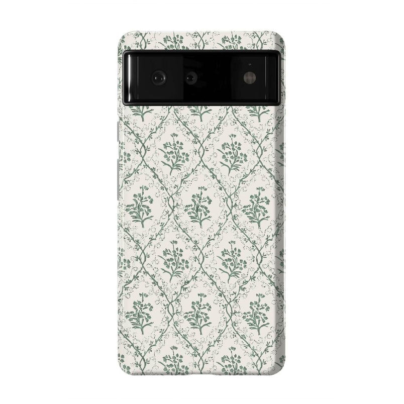 Sage Tapestry | Floral Vines Case iPhone Case get.casely Essential Google Pixel 6 
