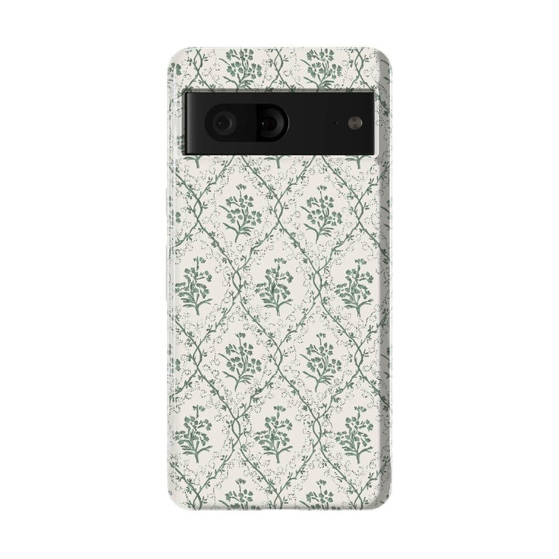 Sage Tapestry | Floral Vines Case iPhone Case get.casely Essential Google Pixel 7 
