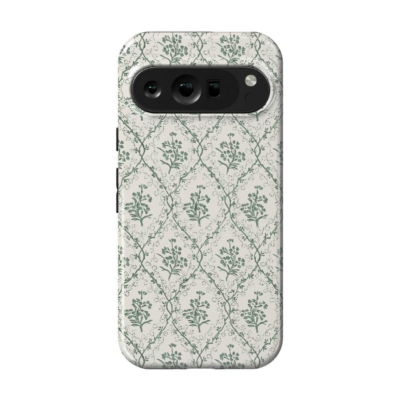 Sage Tapestry | Floral Vines Case iPhone Case get.casely Essential Google Pixel 9 Pro 
