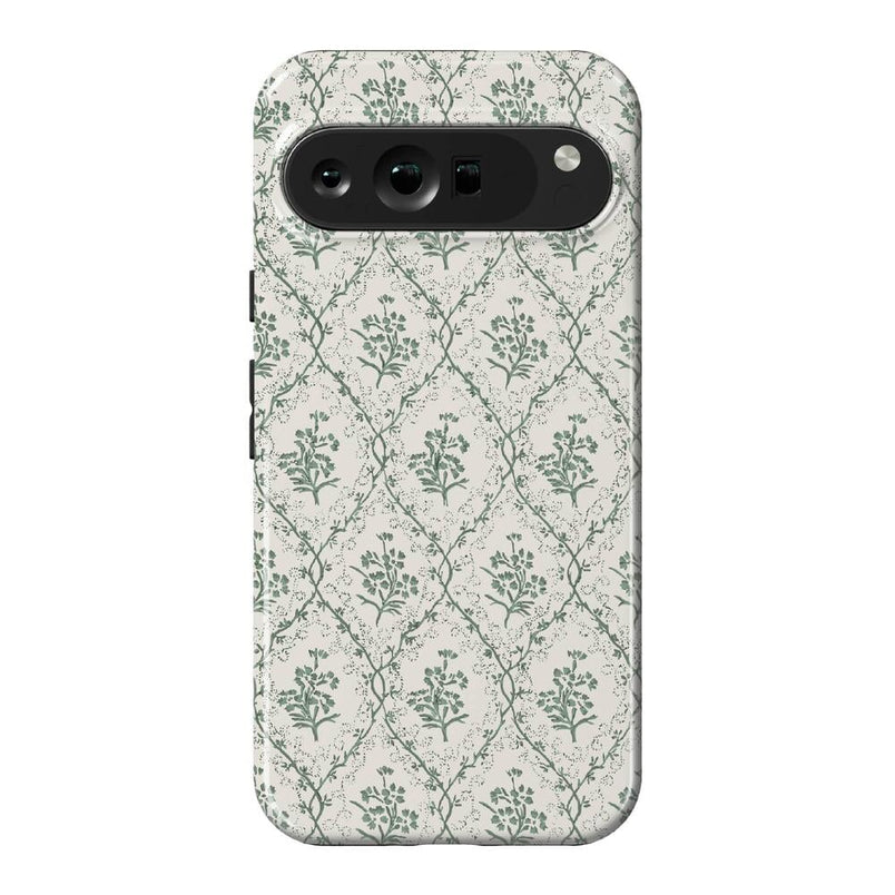 Sage Tapestry | Floral Vines Case iPhone Case get.casely Essential Google Pixel 9 Pro XL 