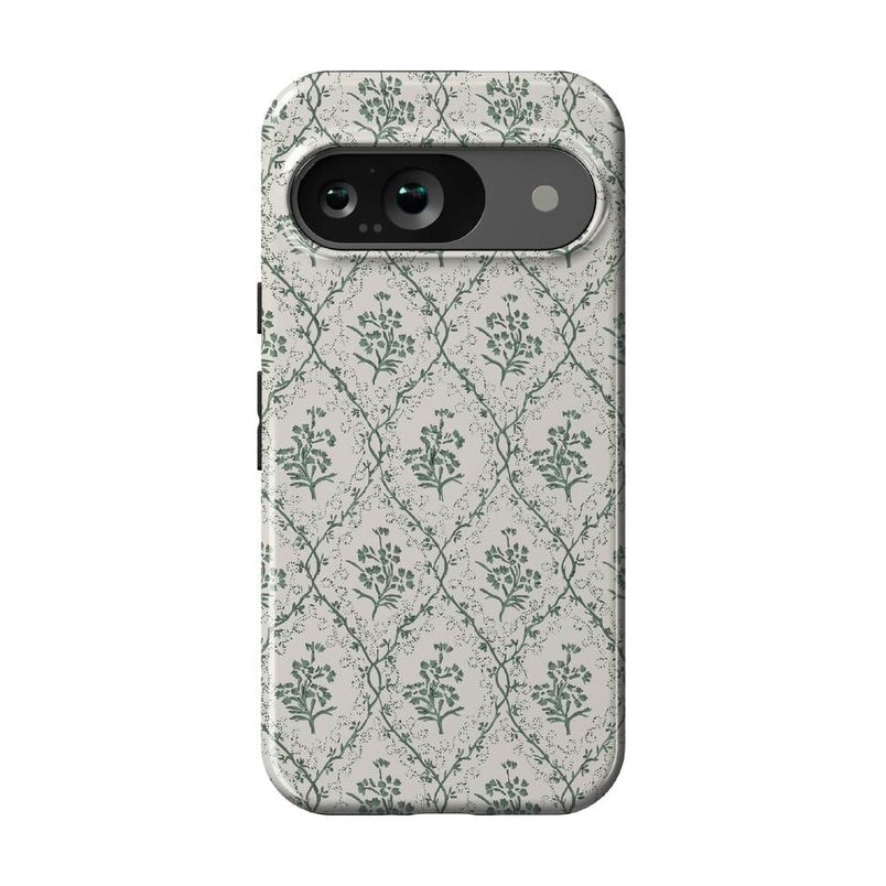 Sage Tapestry | Floral Vines Case iPhone Case get.casely Essential Google Pixel 9 