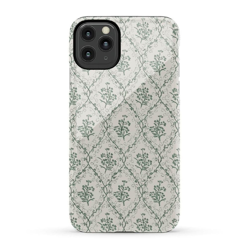Sage Tapestry | Floral Vines Case iPhone Case get.casely Essential iPhone 11 Pro Max 