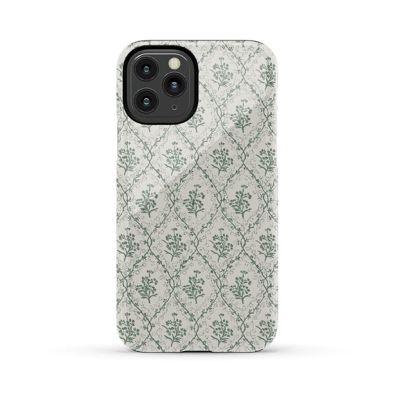 Sage Tapestry | Floral Vines Case iPhone Case get.casely Essential iPhone 11 Pro 