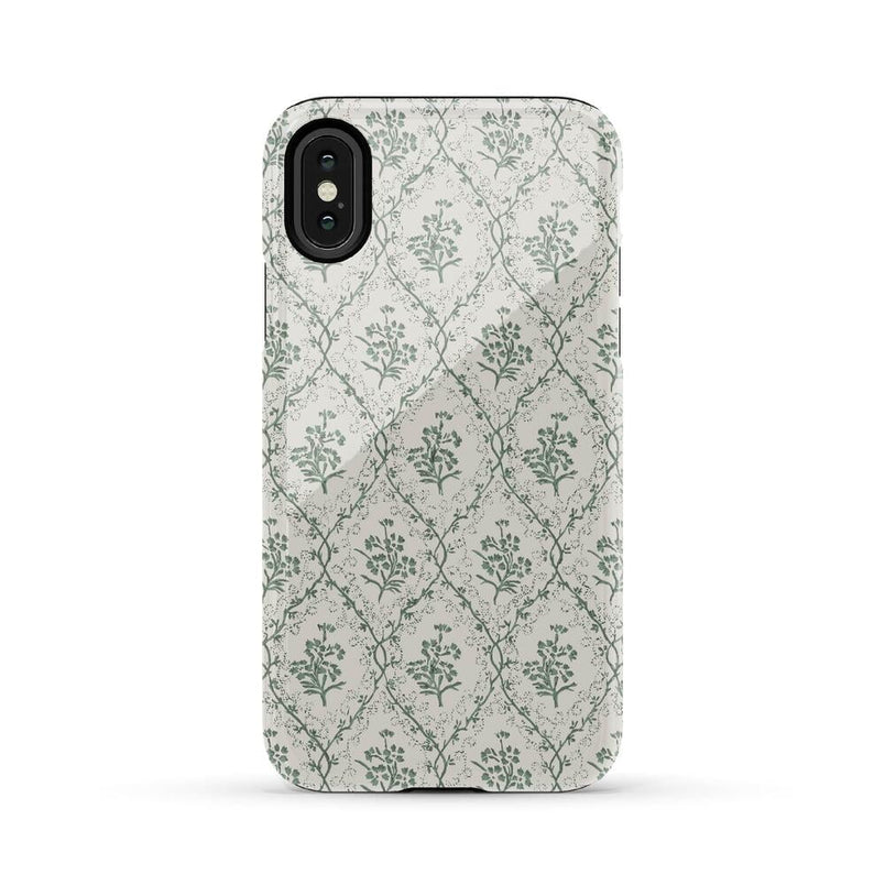 Sage Tapestry | Floral Vines Case iPhone Case get.casely Essential iPhone X / XS 