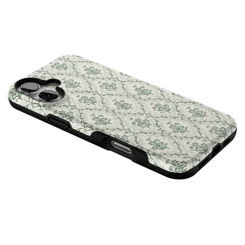 Sage Tapestry | Floral Vines Case iPhone Case get.casely 