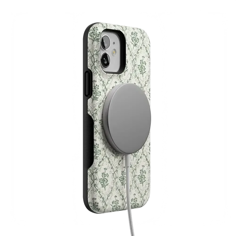 Sage Tapestry | Floral Vines Case iPhone Case get.casely 