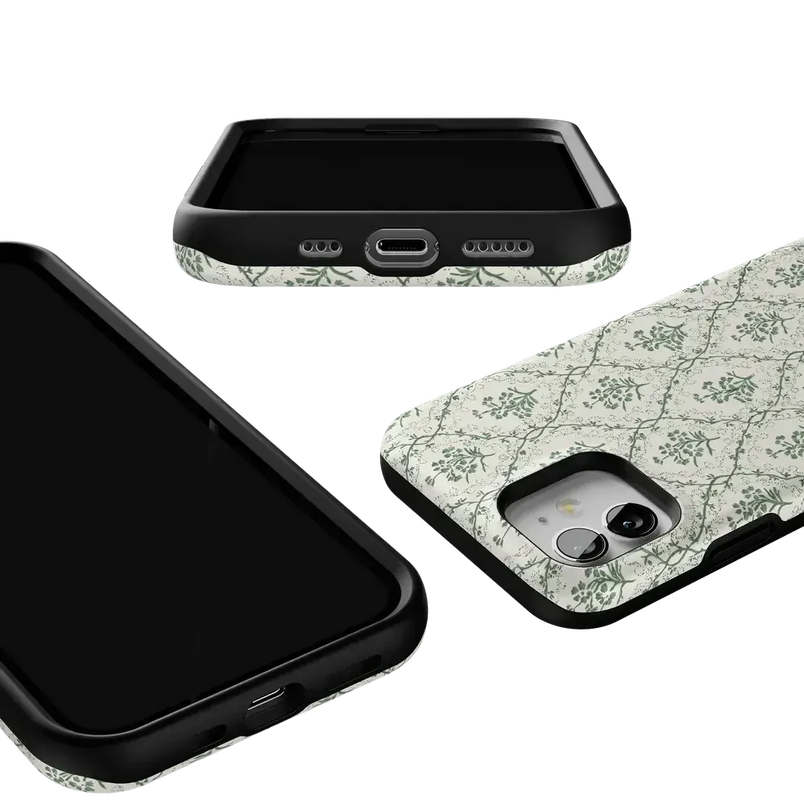 Sage Tapestry | Floral Vines Case iPhone Case get.casely 