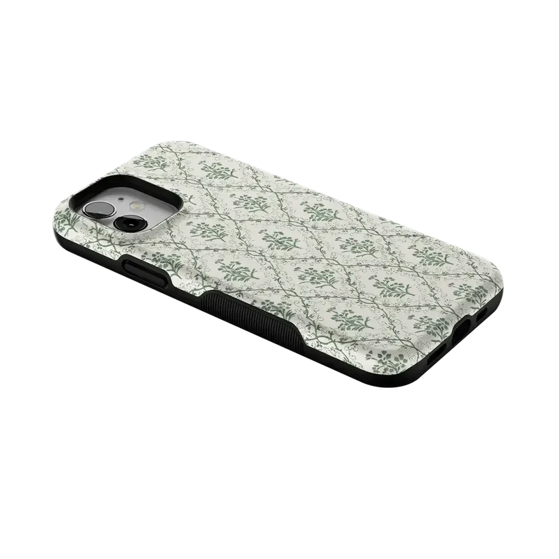 Sage Tapestry | Floral Vines Case iPhone Case get.casely 