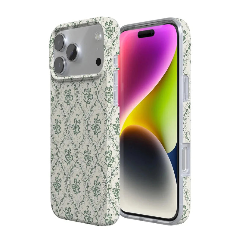 Sage Tapestry | Floral Vines Case iPhone Case get.casely 