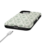 Sage Tapestry | Floral Vines Case iPhone Case get.casely 