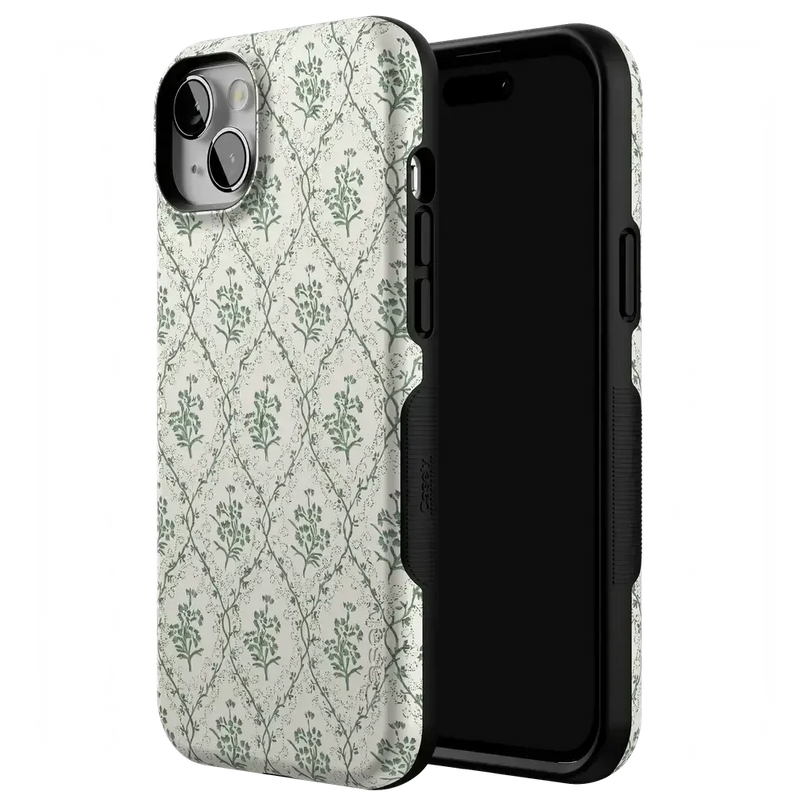Sage Tapestry | Floral Vines Case iPhone Case get.casely 