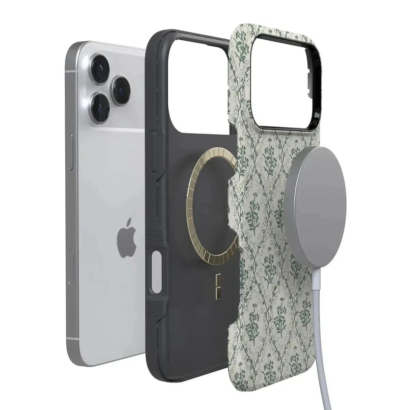 Sage Tapestry | Floral Vines Case iPhone Case get.casely 