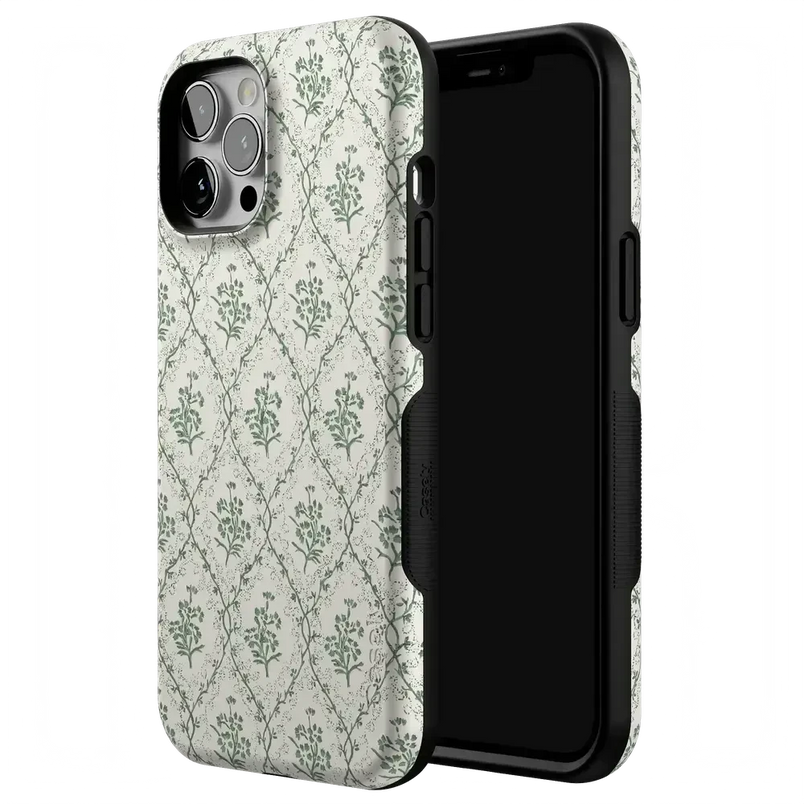 Sage Tapestry | Floral Vines Case iPhone Case get.casely 