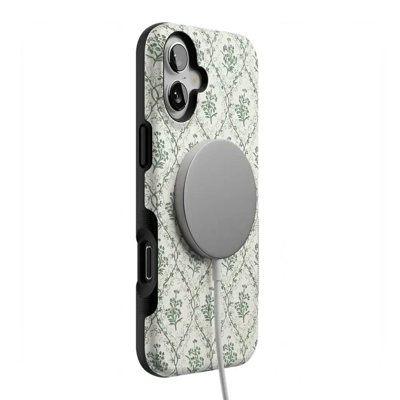 Sage Tapestry | Floral Vines Case iPhone Case get.casely 