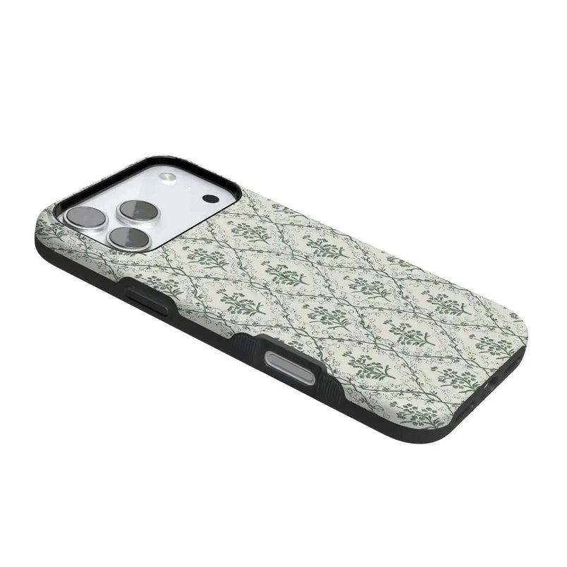 Sage Tapestry | Floral Vines Case iPhone Case get.casely 