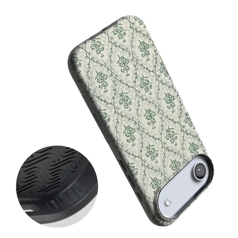 Sage Tapestry | Floral Vines Case iPhone Case get.casely 