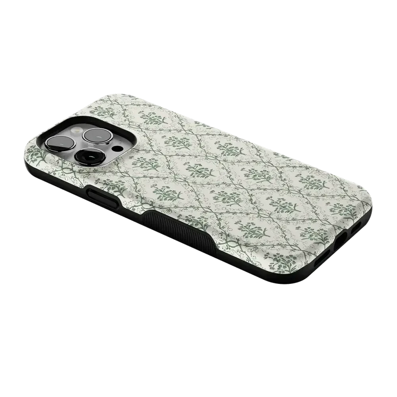 Sage Tapestry | Floral Vines Case iPhone Case get.casely 
