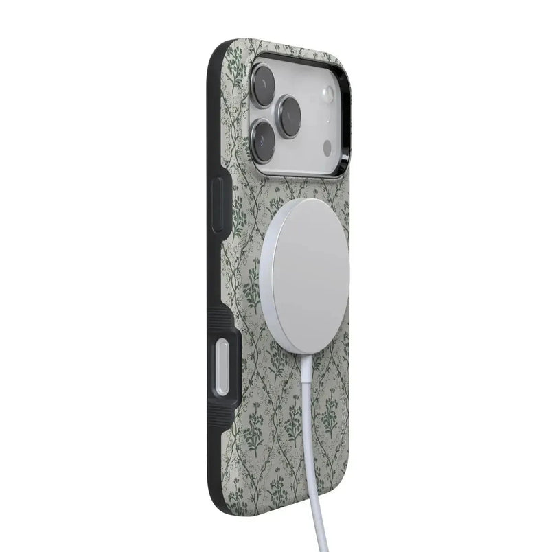 Sage Tapestry | Floral Vines Case iPhone Case get.casely 