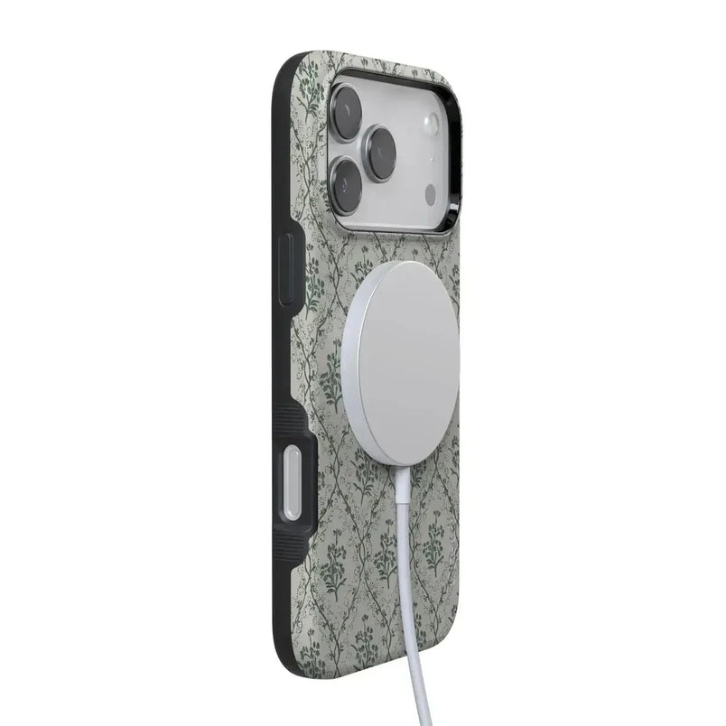 Sage Tapestry | Floral Vines Case iPhone Case get.casely