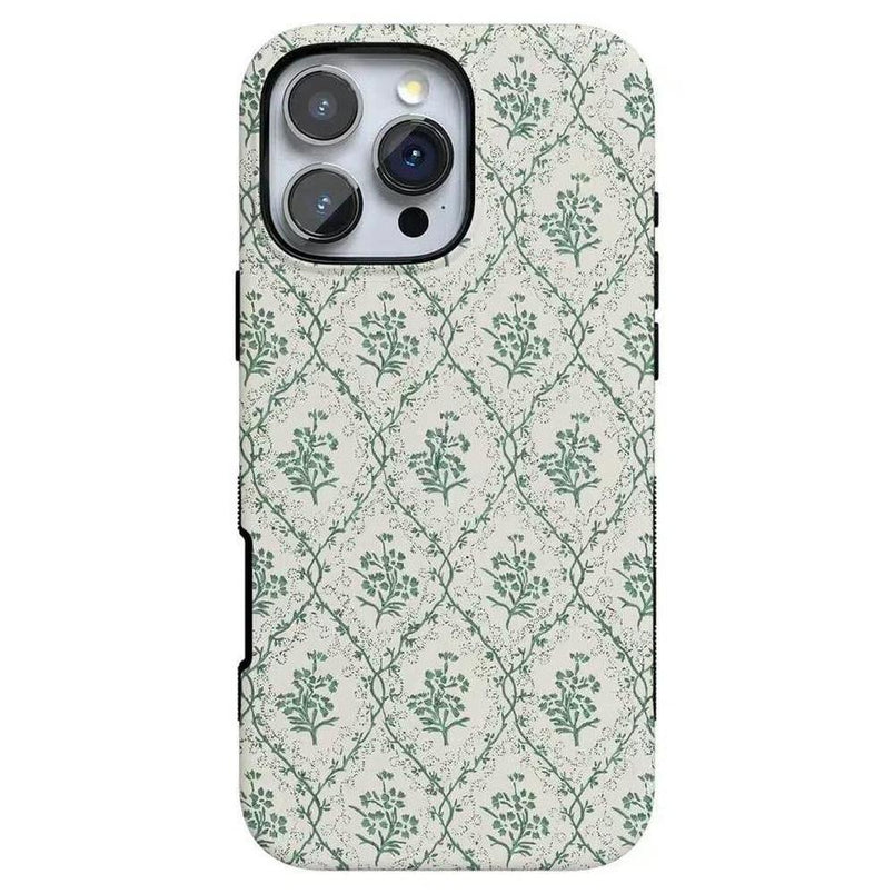 Sage Tapestry | Floral Vines Case iPhone Case get.casely