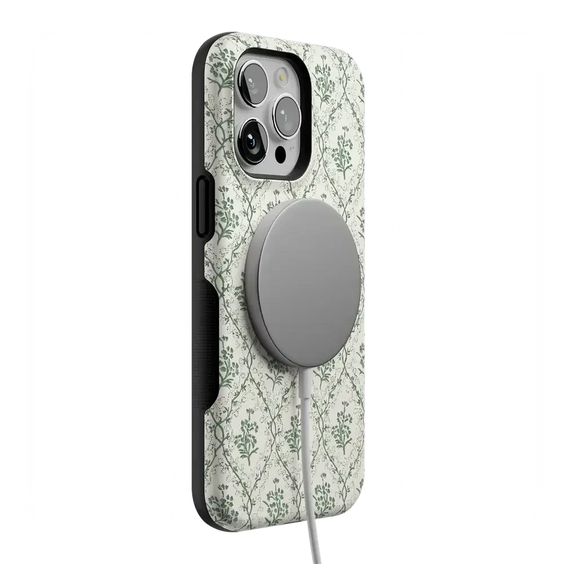 Sage Tapestry | Floral Vines Case iPhone Case get.casely 