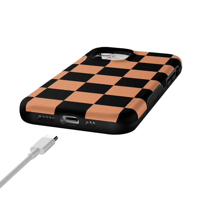 Fit Check | Black & Brown Checkerboard Case