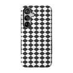 Salem's Hex | Black & White Checkered Case Phone Case get.casely Bold Flex + MagSafe® Galaxy S25 Plus 