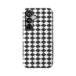 Salem's Hex | Black & White Checkered Case Phone Case get.casely Bold Flex + MagSafe® Galaxy S25 