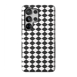 Salem's Hex | Black & White Checkered Case Phone Case get.casely Bold Flex + MagSafe® Galaxy S26 Ultra 
