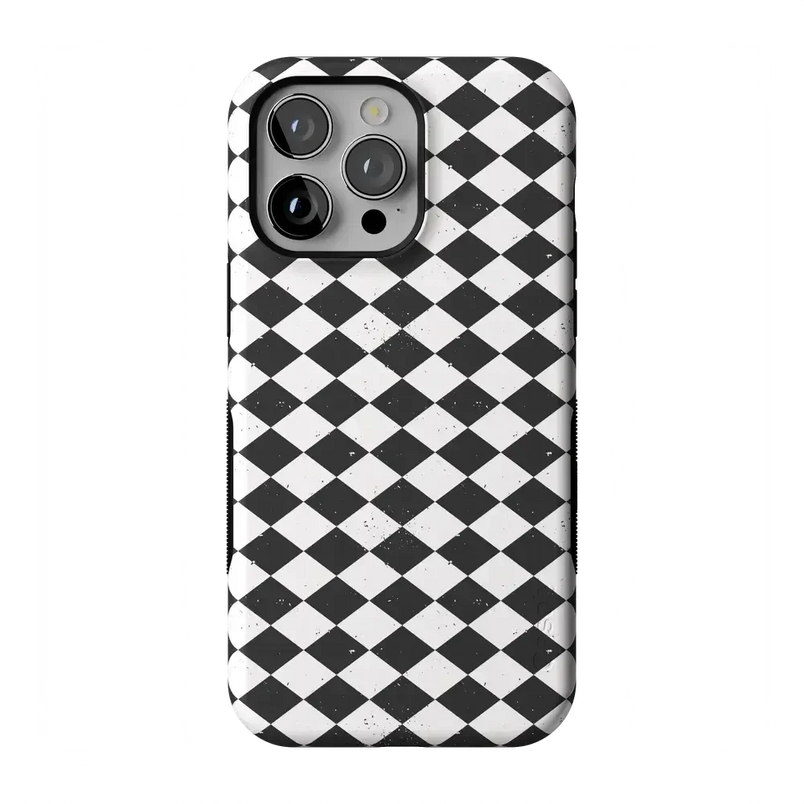 Salem's Hex | Black & White Checkered Case Phone Case get.casely Bold Flex + MagSafe® iPhone 14 Pro Max 