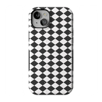 Salem's Hex | Black & White Checkered Case Phone Case get.casely Bold Flex + MagSafe® iPhone 15 Plus 