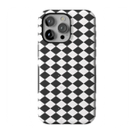 Salem's Hex | Black & White Checkered Case Phone Case get.casely Bold Flex + MagSafe® iPhone 15 Pro Max 