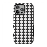 Salem's Hex | Black & White Checkered Case Phone Case get.casely Bold Flex + MagSafe® iPhone 16 Pro Max 