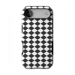 Salem's Hex | Black & White Checkered Case Phone Case get.casely Bold Flex + MagSafe® iPhone 17 Air 