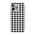 Salem's Hex | Black & White Checkered Case Phone Case get.casely Classic + MagSafe® iPhone 15 Pro Max 