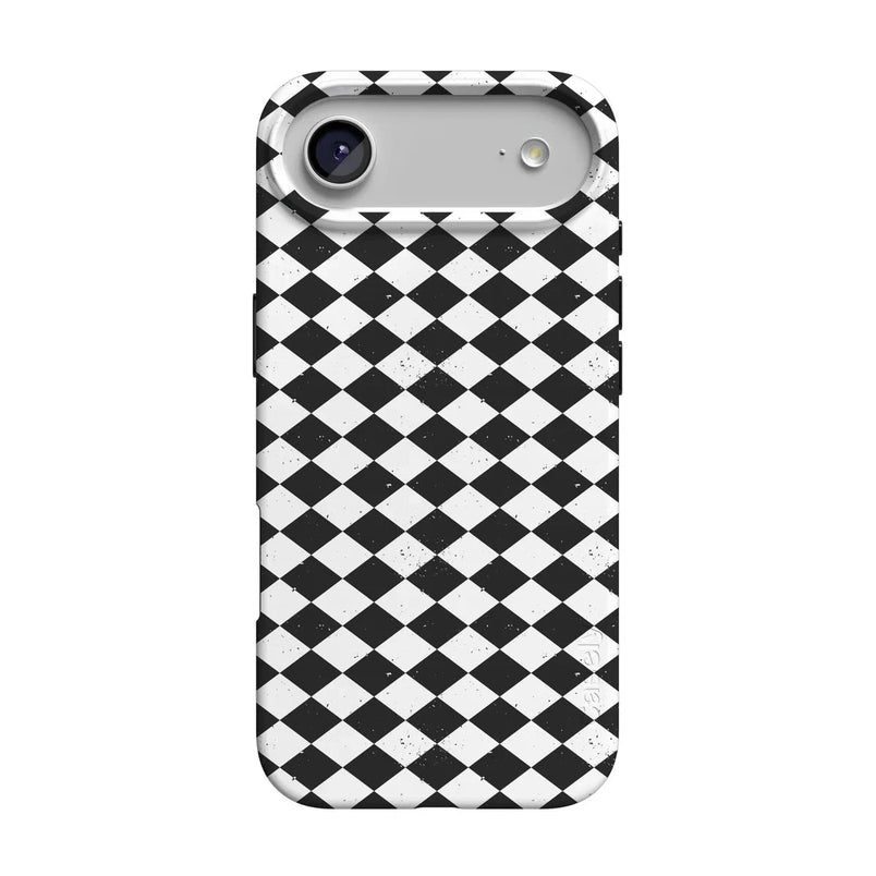 Salem's Hex | Black & White Checkered Case Phone Case get.casely Classic + MagSafe® iPhone 17 Air 