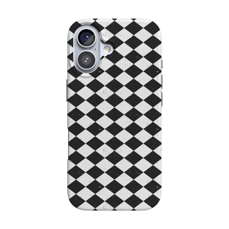 Salem's Hex | Black & White Checkered Case Phone Case get.casely Classic + MagSafe® iPhone 17 