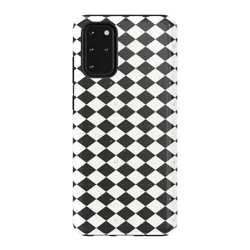 Salem's Hex | Black & White Checkered Case Phone Case get.casely Essential Galaxy S20 Plus 